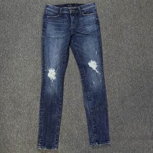 J BRAND‎ Skinny Ankle Distressed Jeans Women's Size 26 Slim Stretch Size 25